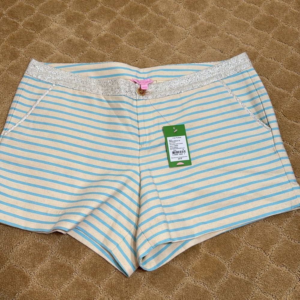 NWT Lilly Stripped Shorts